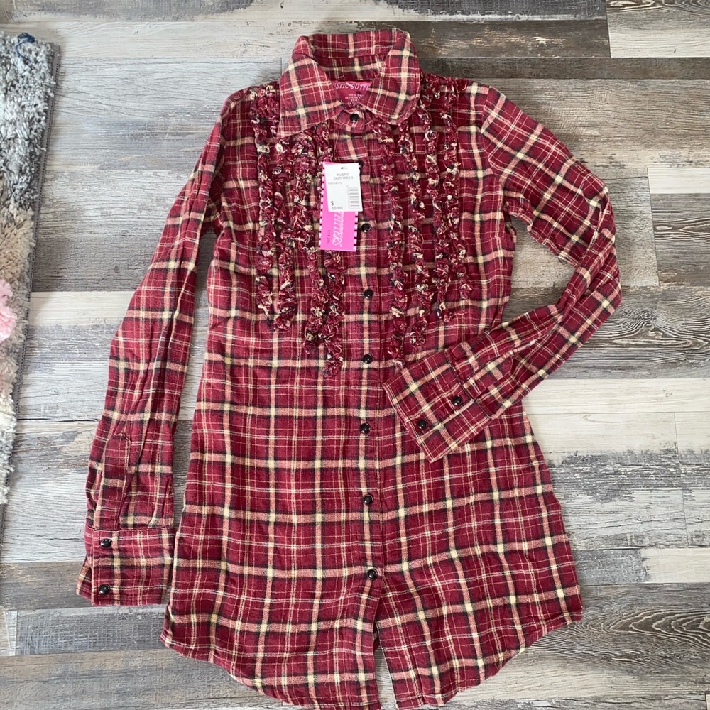 Rustic Outfitters Flannel Tunic NWT
